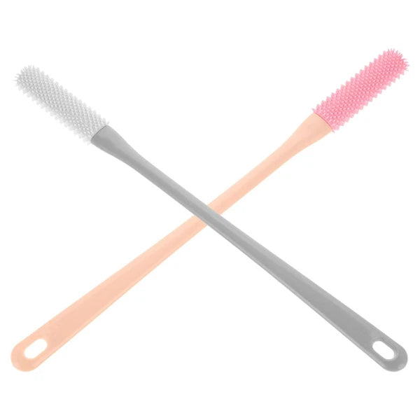 2Pcs Multi-functional Handle Toe Scrubber Brush for Shower Foot Cleaning