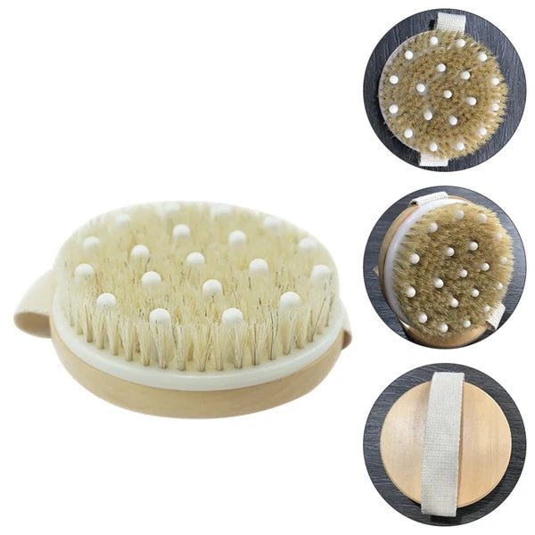 Bath Brush Back Exfoliator Body Scrubber Bathing Tool Unisex Dry