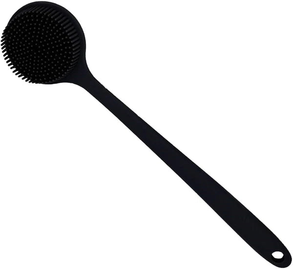 Silicone Body Scrubber, Long Handle Back Scrubber for Body, Shower Srush Back Br