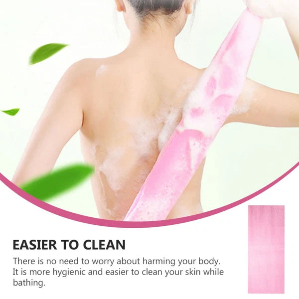 5Pcs Bathing Back Scrubber Body Washer Exfoliating Scrubber Brush Long Strap