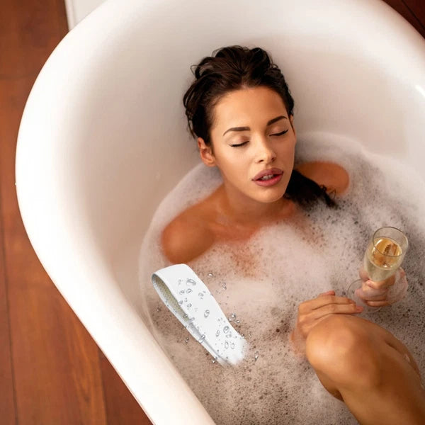 2 Pcs Body Exfoliator Bubble Bath Towel Back Washing Strap Scrubber Belt