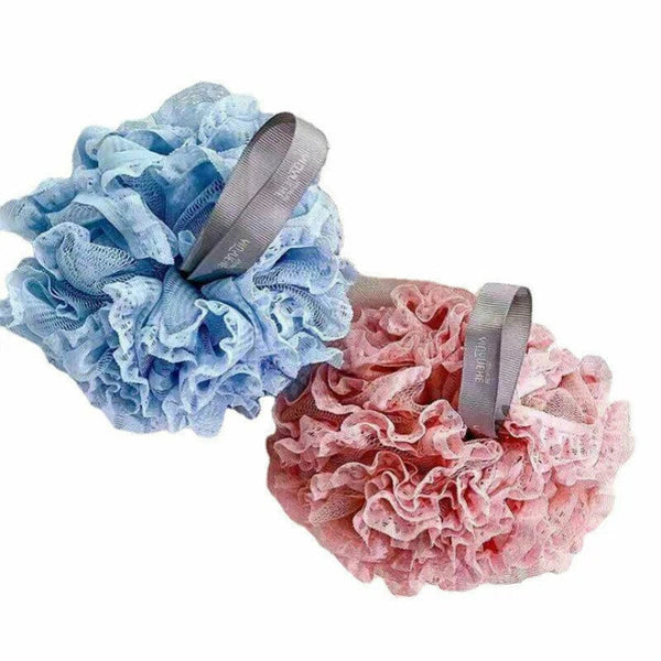 Loofah Ball Mesh Sponge Scrubber Scrunchie Shower Soft Bath Body Brush Buffer AU