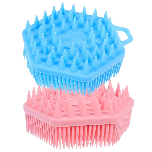 2 Pcs Bath Massage Brush Man Shower Exfoliator Exfoliating Scrubber