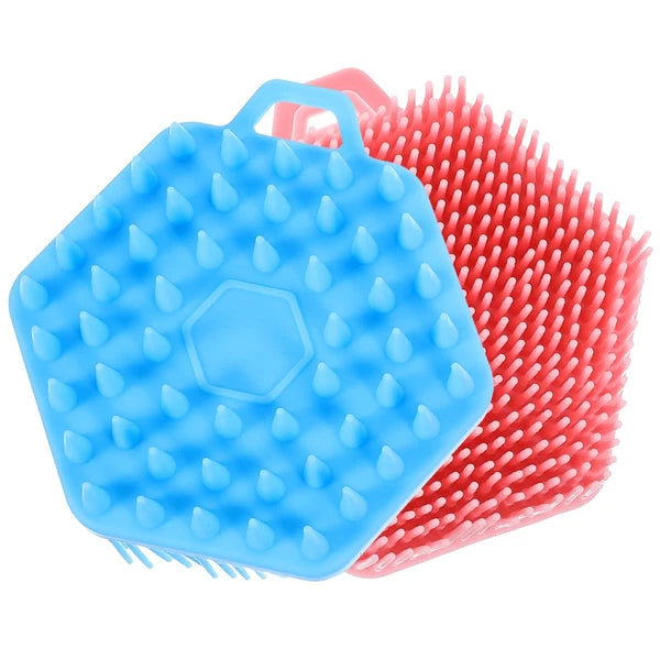 2 Pcs Bath Massage Brush Man Shower Exfoliator Exfoliating Scrubber