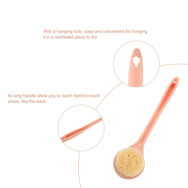 Long Handle Bath Brush Man Back Washer Scrubber Bathroom Brushes