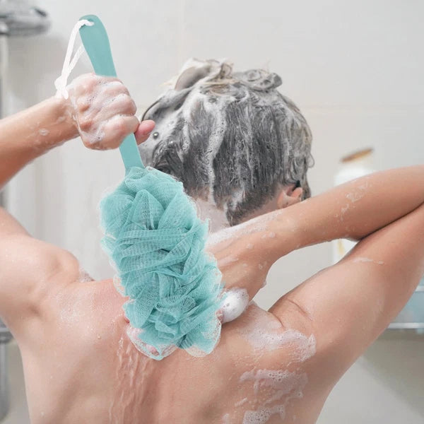 Bath Brush Man Bathing with Long Handle Accessories for Disabled People