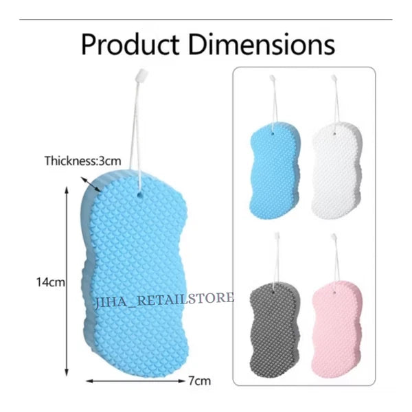 Ultra Soft Bath Shower Sponge Body Scrubber Dead Skin Remover Exfoliator