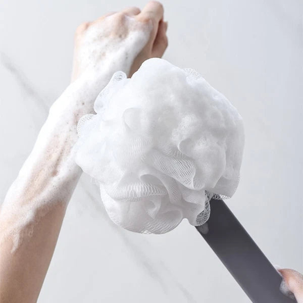 2 Pack Bath Ball Brush Exfoliating for Body Shower Scrubber Child Back