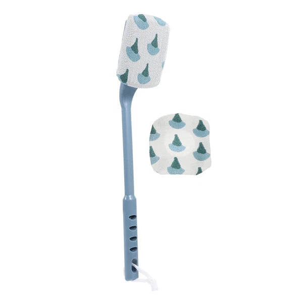 3 pcs Household Bath Brush Practical Shower Brush Back Cleaning Brush for