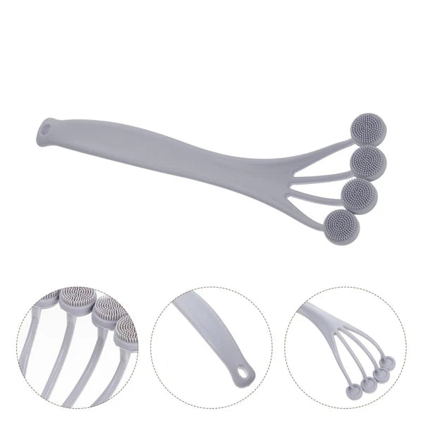 2 Pack Exfoliating Bath Brush Body Brushes for Shower Back Scrubber Men