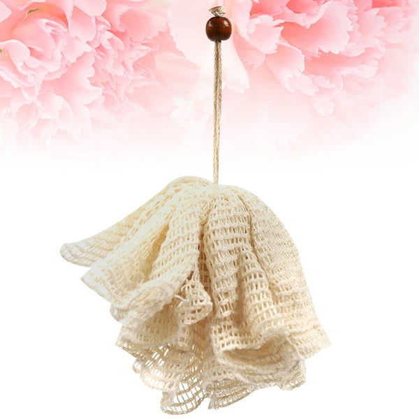 Bath Flower Towel Shower Brush for Body Bathroom Brushes Mesh Ball
