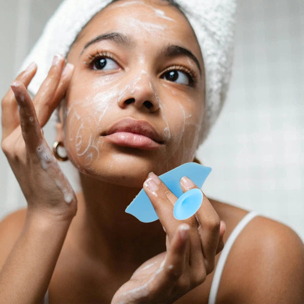 3 Pcs Silicone Cleansing Brush Baby Face Exfoliator Scrubber Cleanser