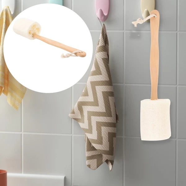 Loofah Shower Brush Natural Back Scrubber Exfoliating Bath Accessories