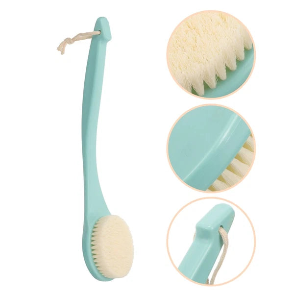3 pcs Long Handle Shower Brush Body Brush Bath Brush Back Scrubber for