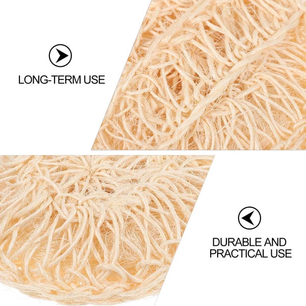 2 Pcs Sisal Bath Brush Shower Body Wash Scrubber Mother Man Bathing Balls