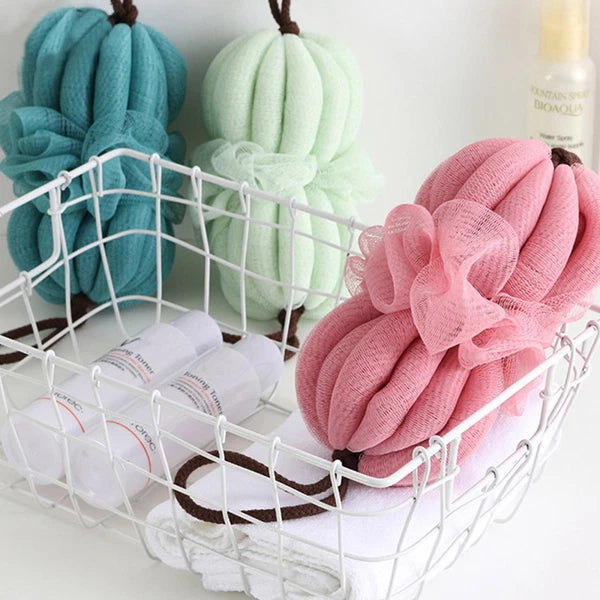 1Pc Rub Bath Towel Bath Flower Tensile Rub Bath Flower Bath Brush Bath Scrubber