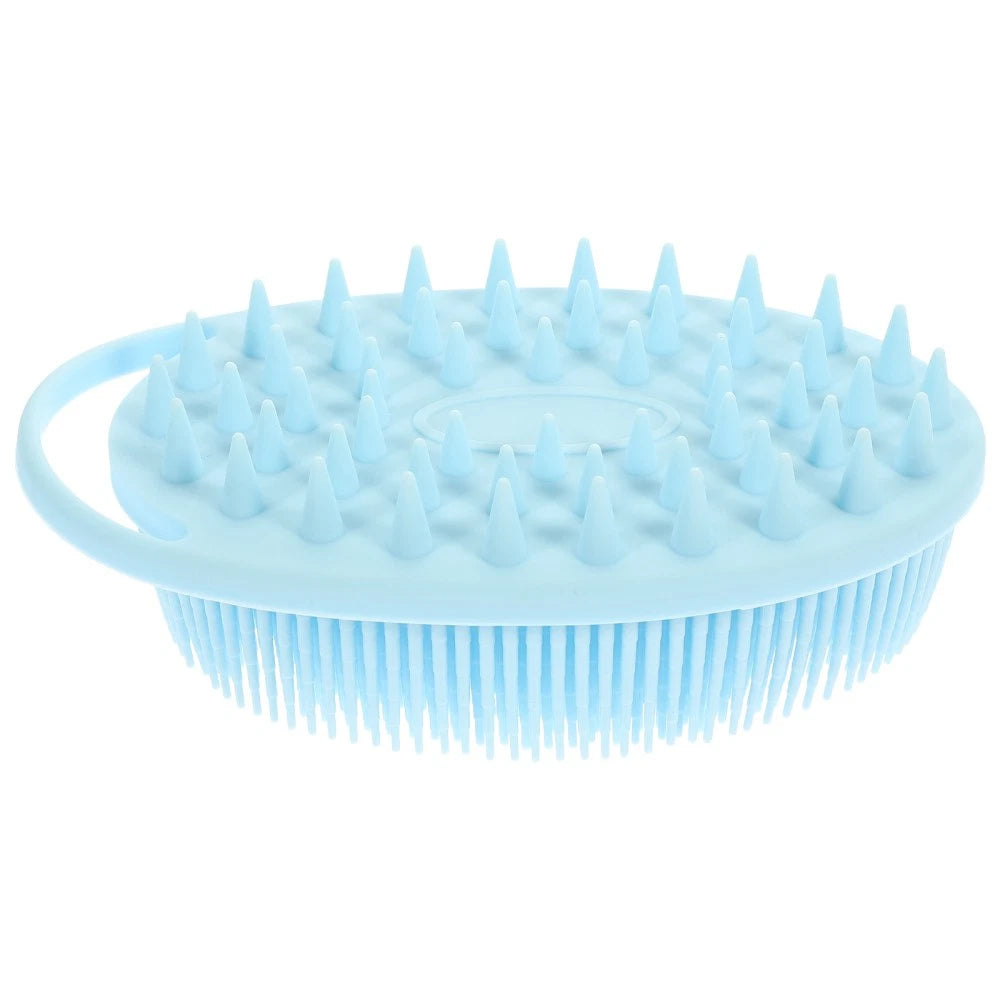 Bath Child Shower Scrubber Soft Double-sided Silicone Cleaning