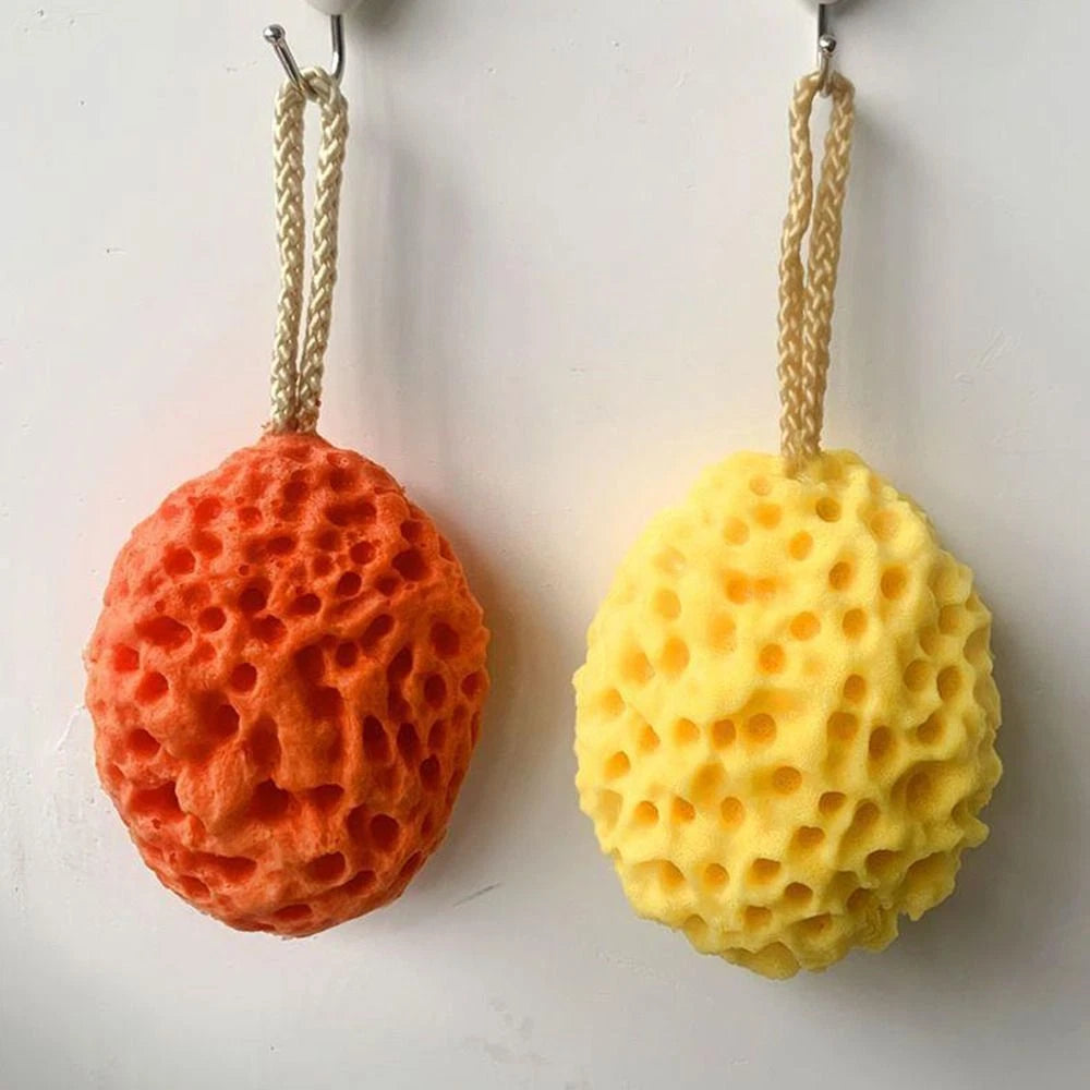 Soft Massage Brush Honeycomb Shower Puff Portable Sponge Bath Ball  Baby