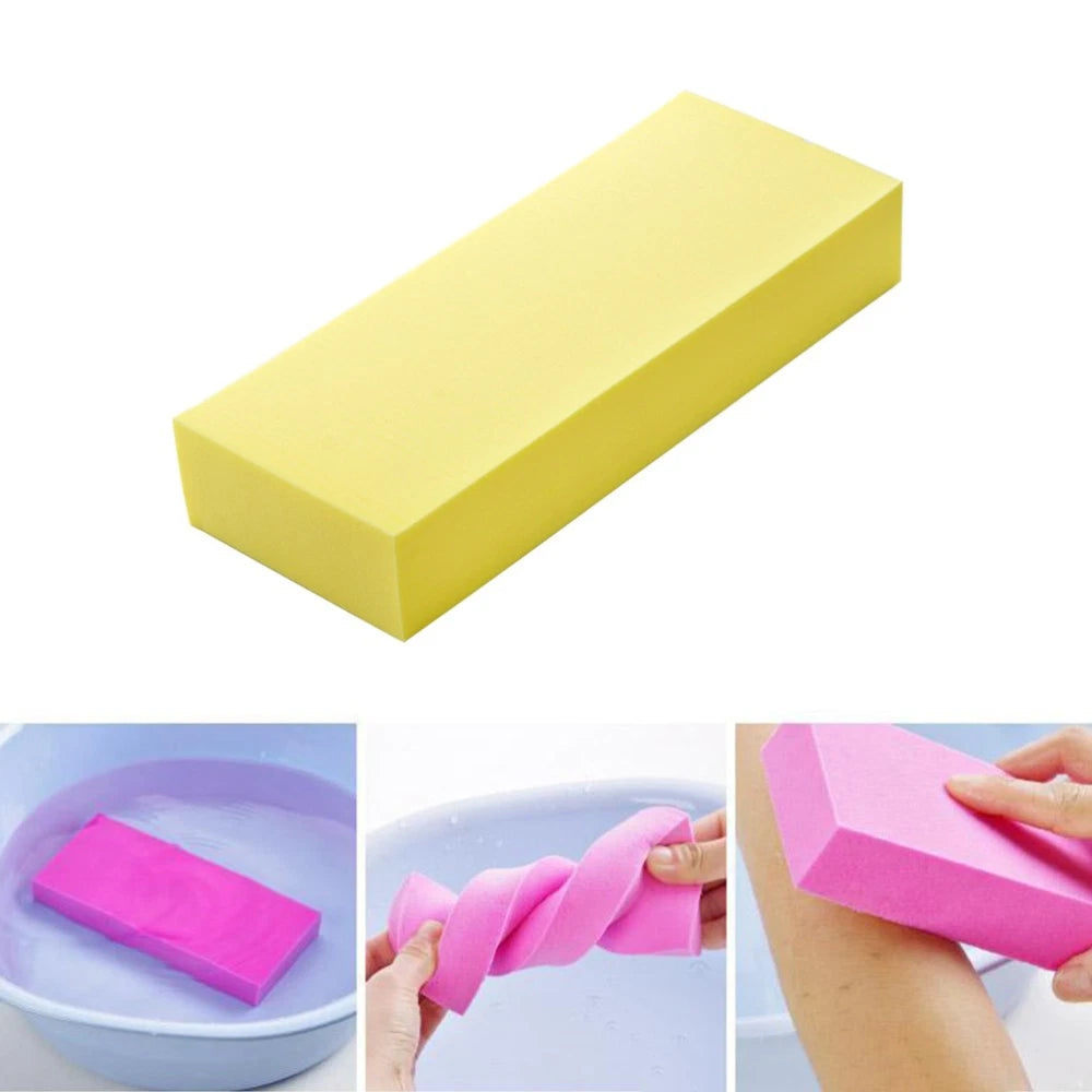 3 Pcs Sponge Cotton Exfoliating Brush Body Scrubber Skin Moisturizer