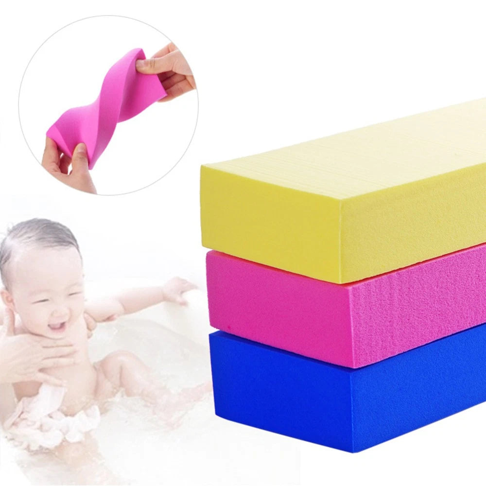 3 Pcs Sponge Cotton Exfoliating Brush Body Scrubber Skin Moisturizer