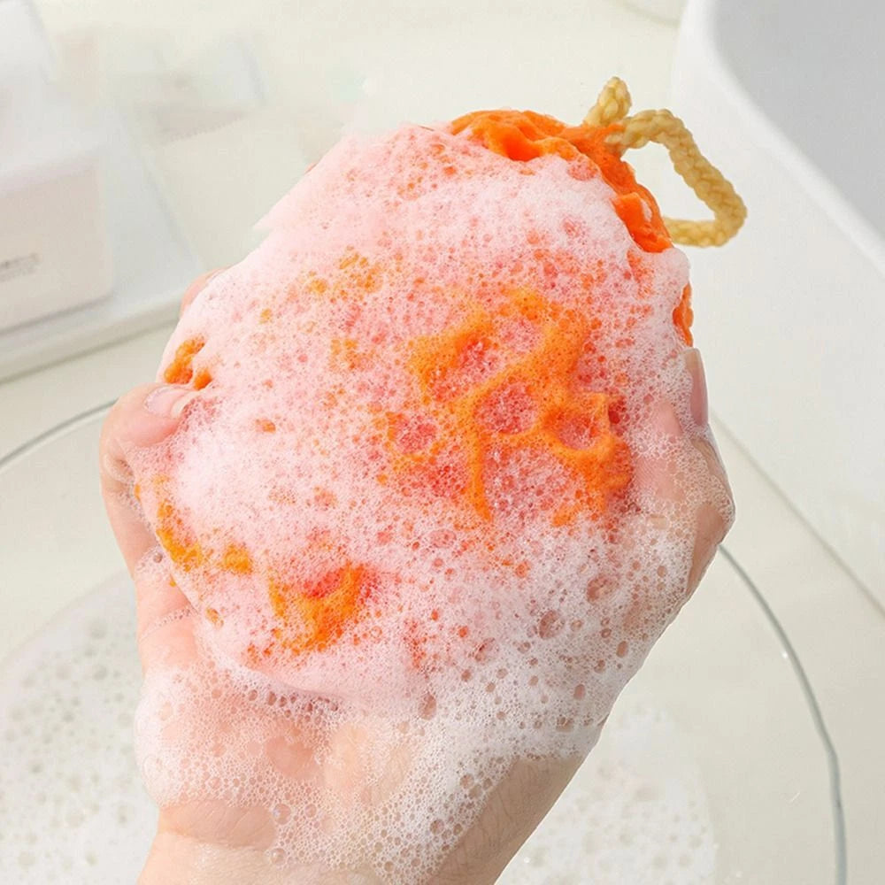 Soft Massage Brush Honeycomb Shower Puff Portable Sponge Bath Ball  Baby