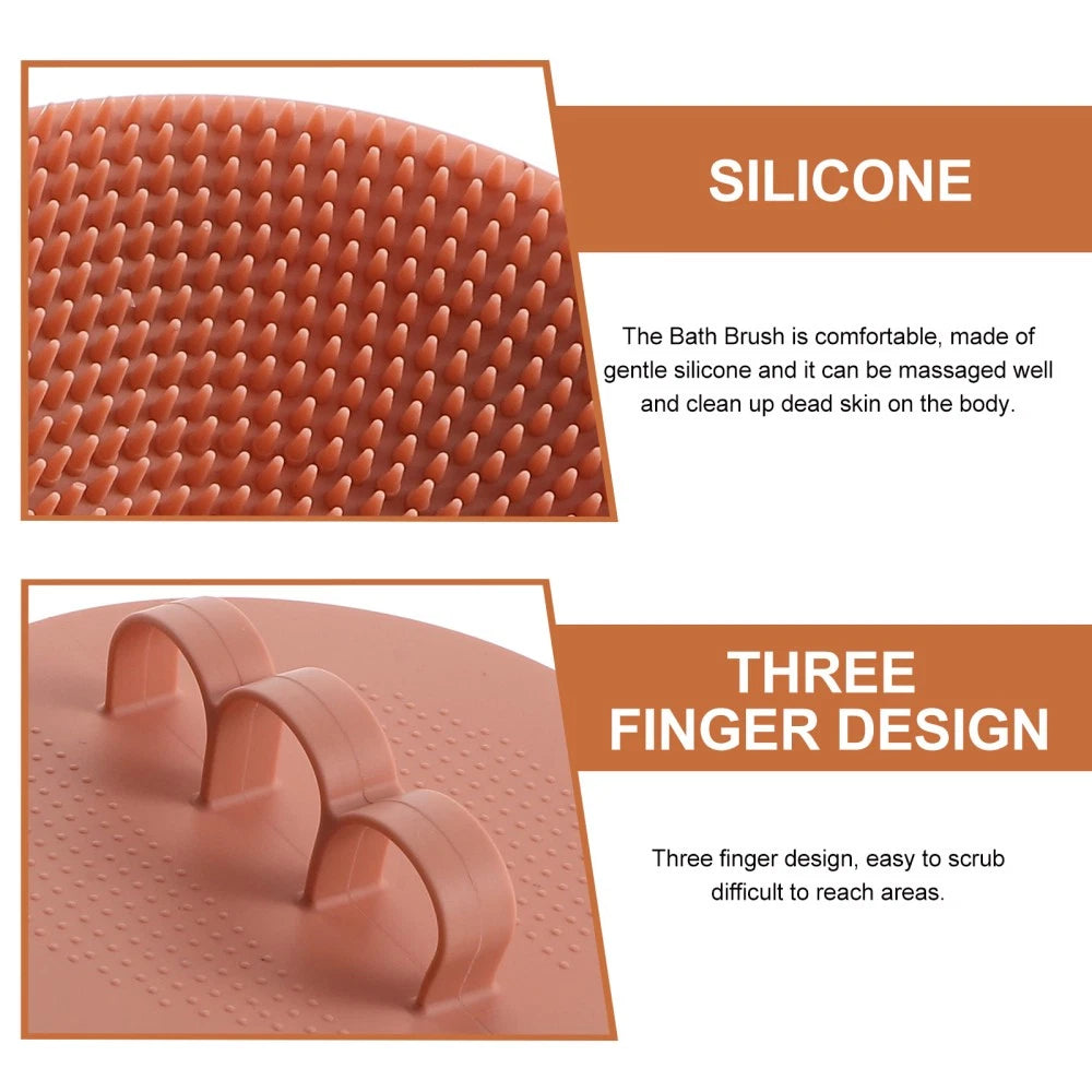 2 Pcs Bath Brush Travel Shampoo Scalp Massager Body Brushes for Shower