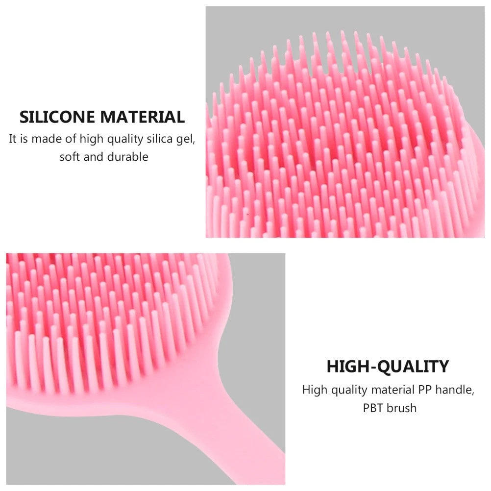 Bath Brush Man Silicone Exfoliator Back for Shower Scrubber Body