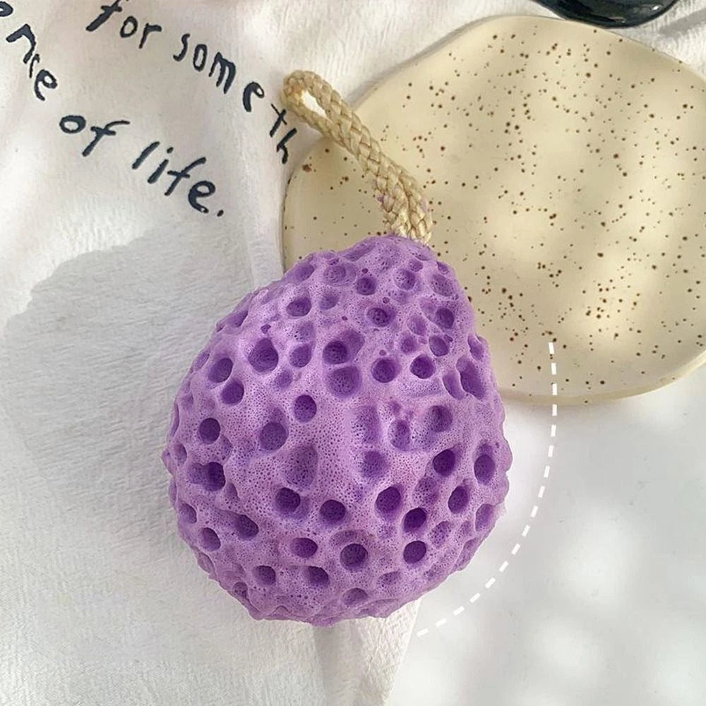 Soft Massage Brush Honeycomb Shower Puff Portable Sponge Bath Ball  Baby