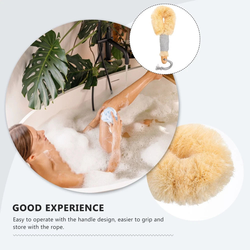Household Shower Body Brush Back Scrubber Bath Handle Brush for Skin