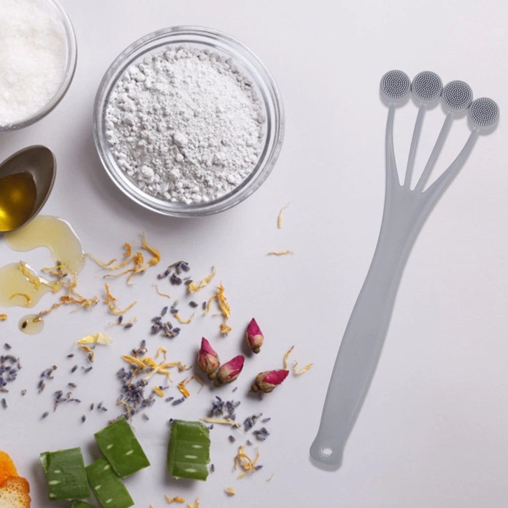 2 Pack Exfoliating Bath Brush Body Brushes for Shower Back Scrubber Men