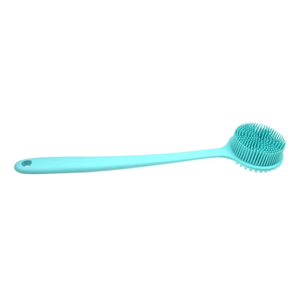 Silicone Bath Brush Back Exfoliator for Shower Exfoliating Scrub Long Handle