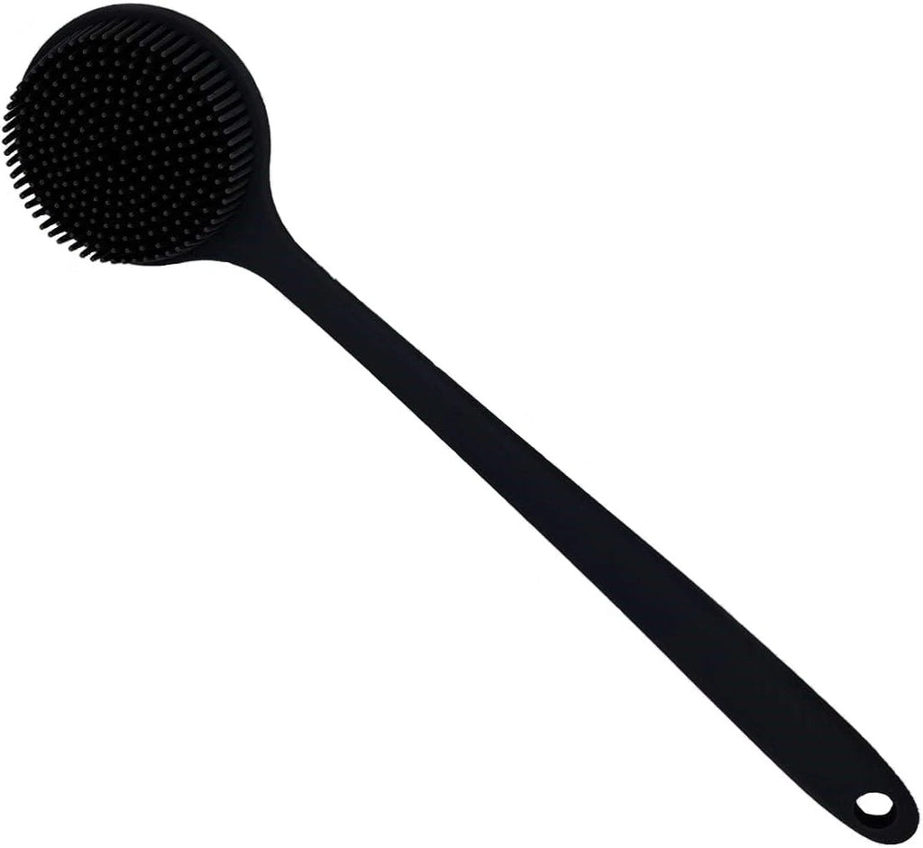 Silicone Body Scrubber, Long Handle Back Scrubber for Body, Shower Srush Back Br