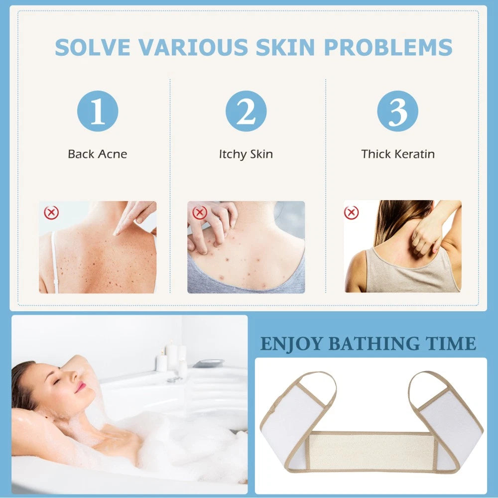 Bath Towel Skin Loofah Body Shower Scrubber Exfoliating Brush
