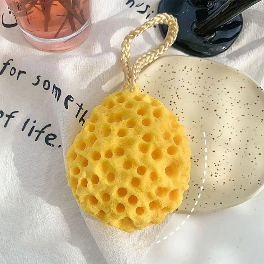 Soft Massage Brush Honeycomb Shower Puff Portable Sponge Bath Ball  Baby