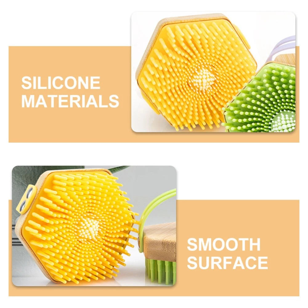 Silicone Bath Brush Brushes for Shower Bathing and Scrubbing Tools