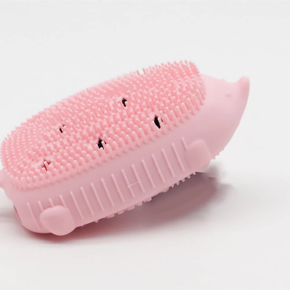 Bath Brush Silicone Body Scrubber Shower Baby Bathroom for Bathing