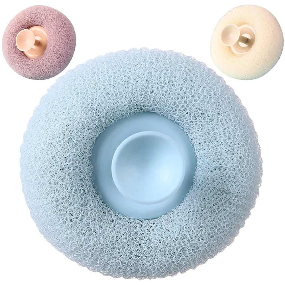 3 Pcs Bath Brush Scrubbers Shower for Mesh Puff Accessories