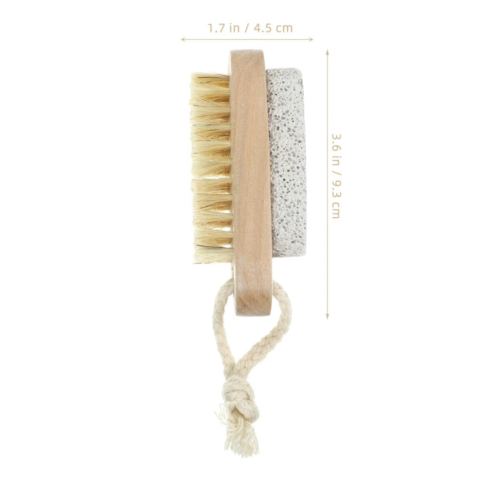 2 Pcs Double-sided Brush of Stepping Foot Scrubber Exfoliating Bath