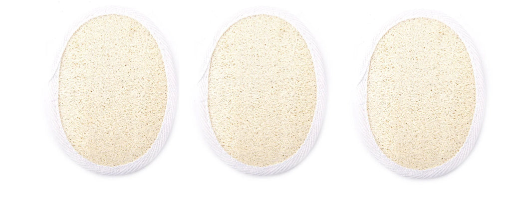 Exfoliating Loofah Pads Natural Luffa Loofa Body Sponge Scrubber Brush hand held