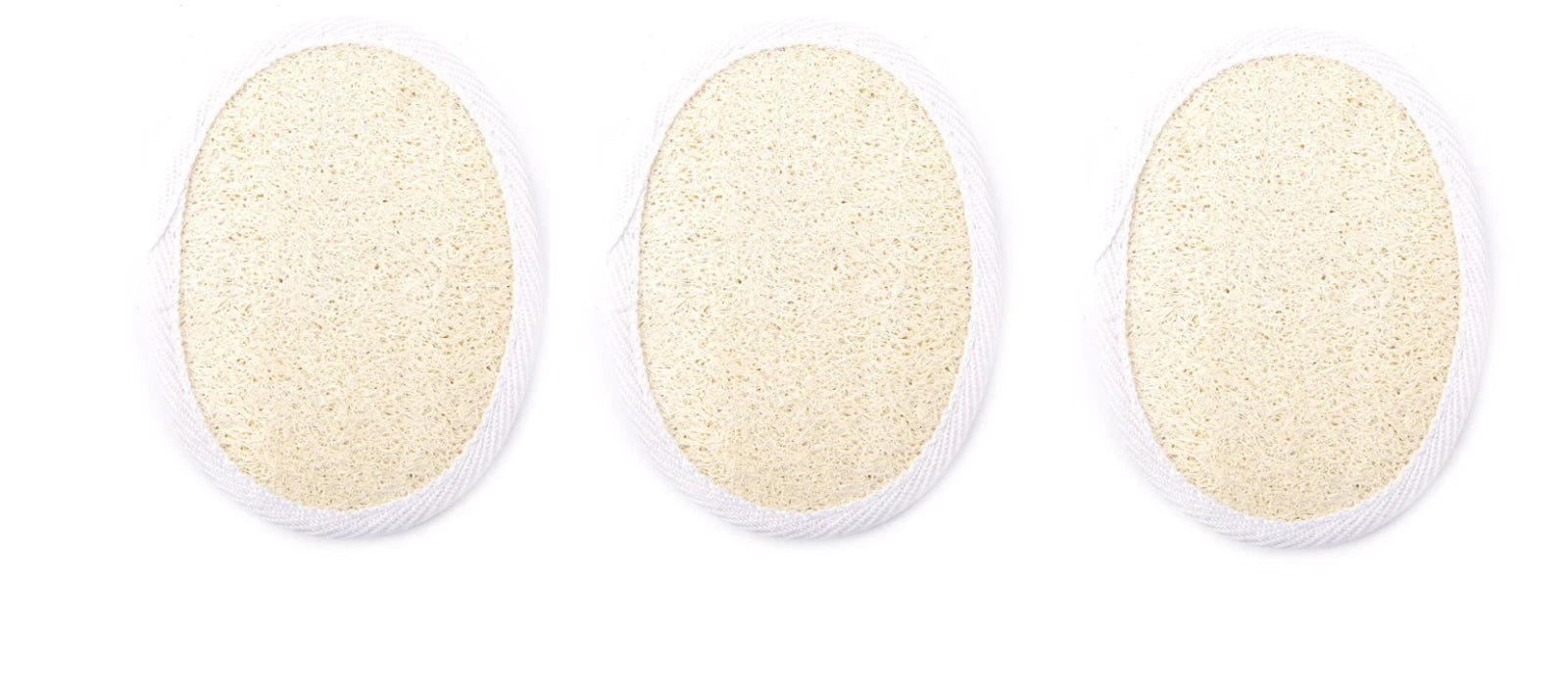 Exfoliating Loofah Pads Natural Luffa Loofa Body Sponge Scrubber Brush hand held