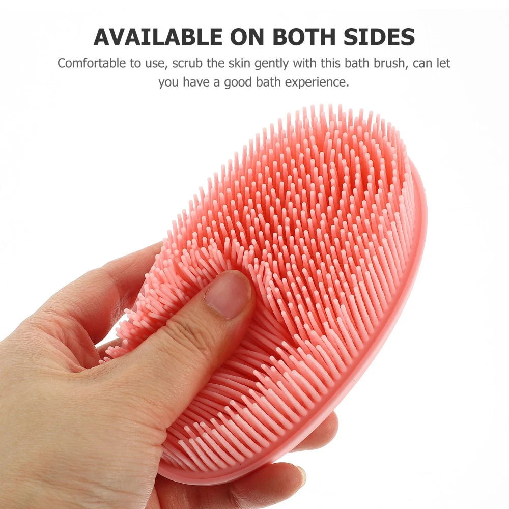 3 Pcs Shampoo Bath Brush Child Handheld Shower Scrubber for Body