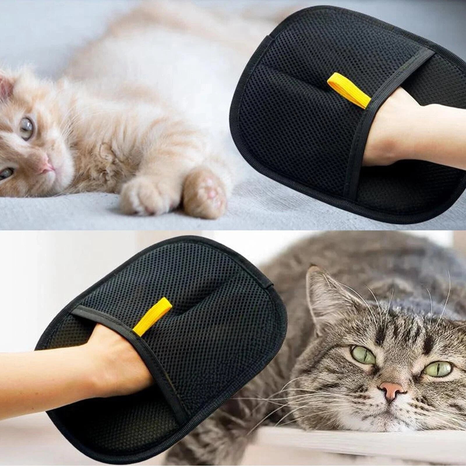 2-10PCS Cleaning Brush Magic Glove Pet Dog Cat Massage Hair Removal Bathing Comb