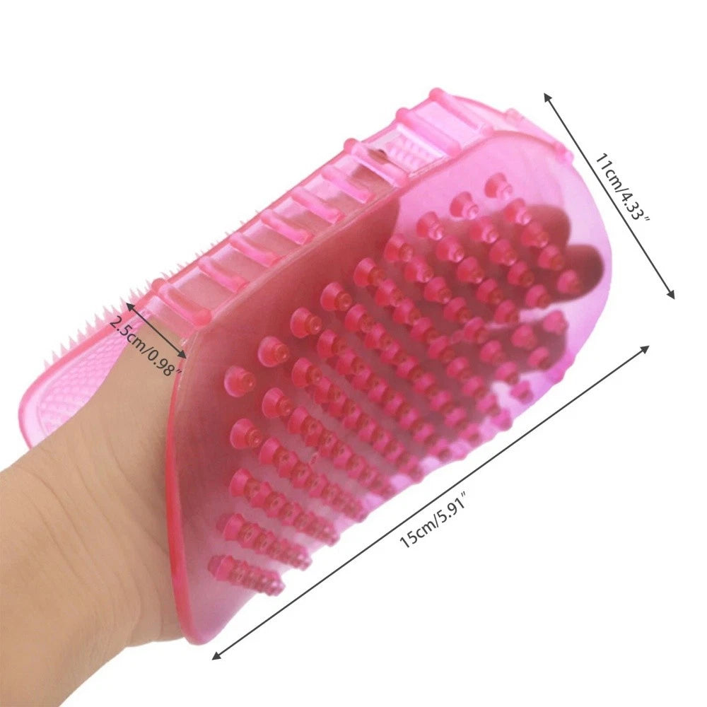 Massage Brush Bath Anti Cellulite Body Massager Silicon Brush Glove Scrub Shower