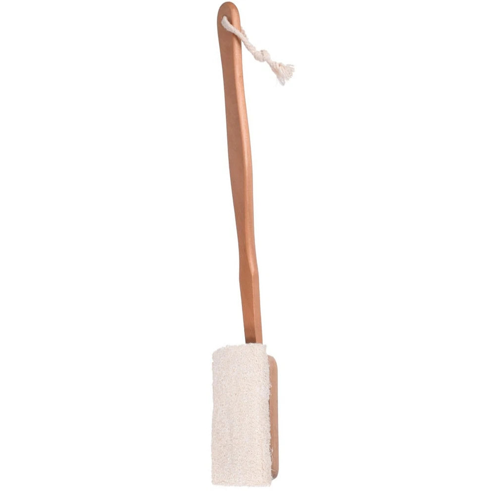 Loofah Bath Brush Back Scratcher Exfoliating Body Scrubber for Bathing