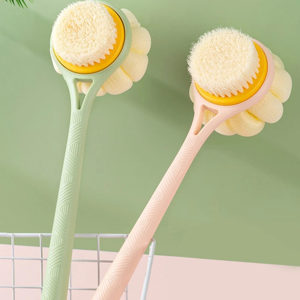 Bath Brush Shower Back Cleaning Scrubber Bamboo Dry Body Brushes for Men