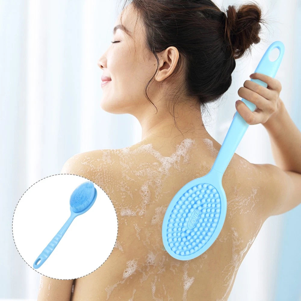 Anti-slip Body Cleaning Scrubbers Back Long Cleaning Tool for Home Bathroom