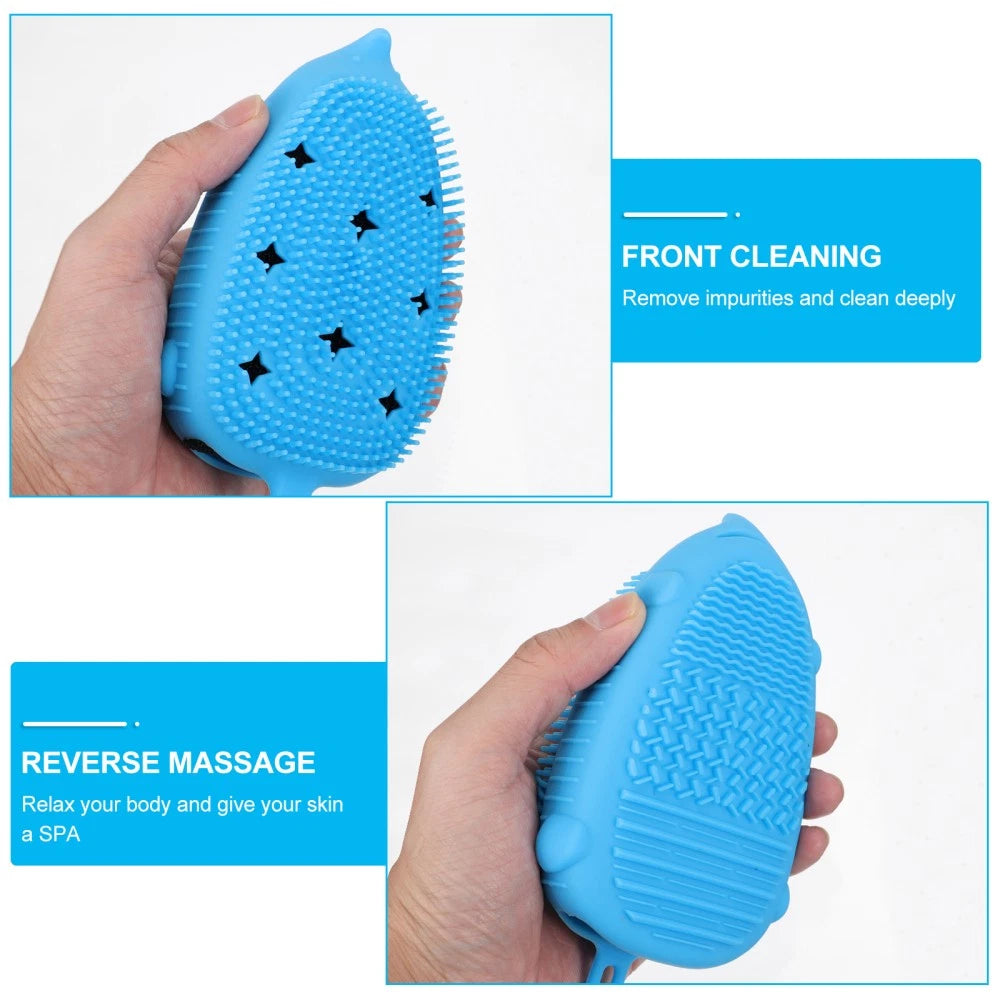 Silicone Bath Brush Woman Baby Shower Cleaning Scrubbers for Home