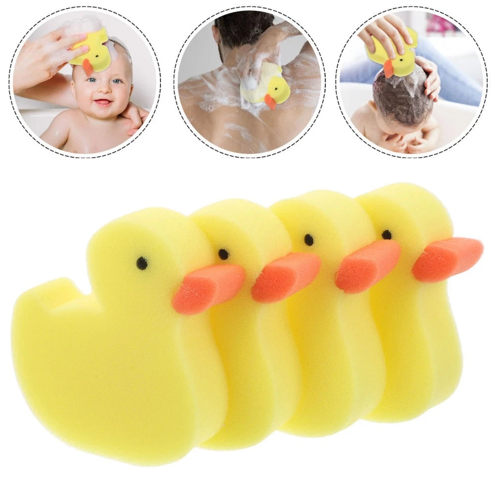 4 Pcs Little Bath Brush Child Toddler Bathtub Sponge