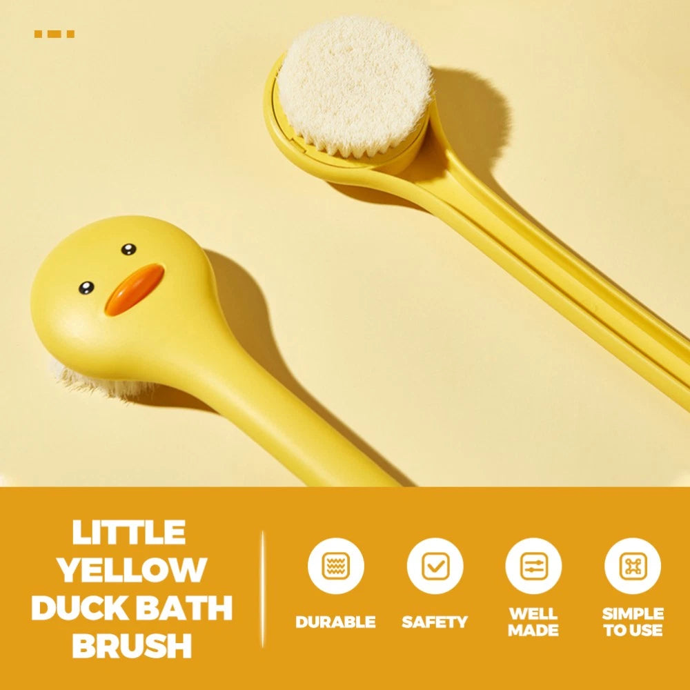 2 PCS Bath Brush Body Shower Scrubber Long Handle Wall-mounted Intelligent