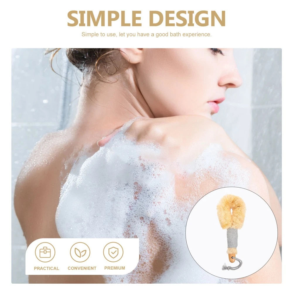 Household Shower Body Brush Back Scrubber Bath Handle Brush for Skin
